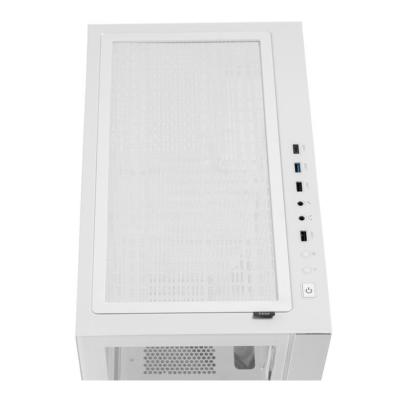 Gabinete Gamer Pichau HX600, RGB, Full-Tower, Lateral de Vidro, Branco, PG-HX6-WH01