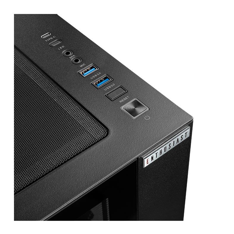 Gabinete Gamer Pichau HX700A Enthusiast Edition, Mid-Tower, Lateral de Vidro, Preto, PG-HX7A01