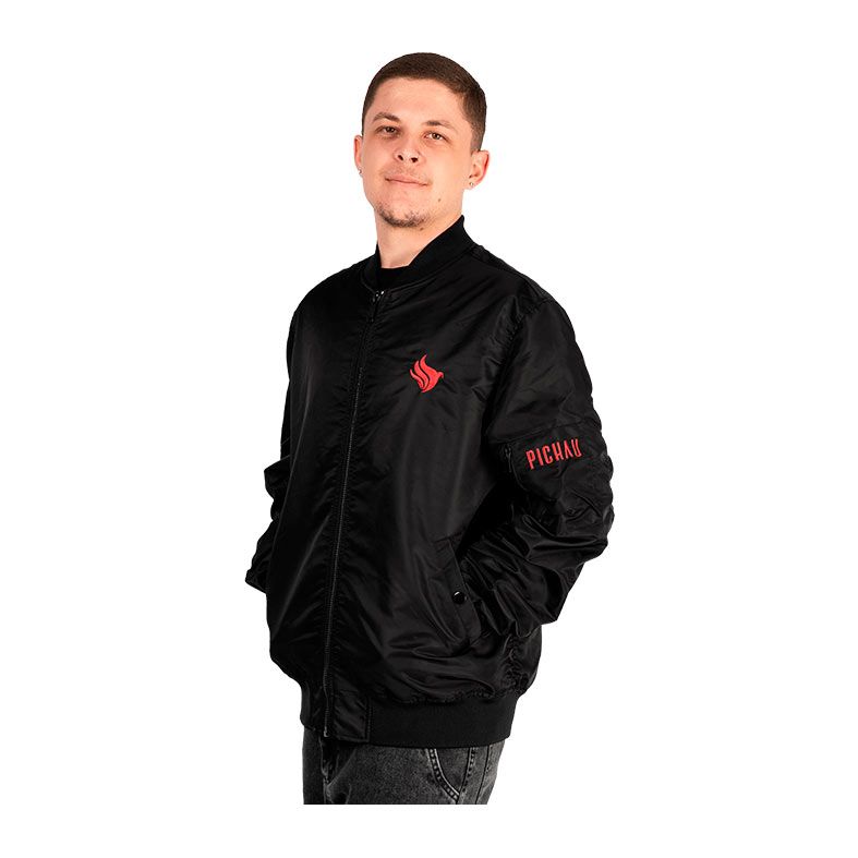 Jaqueta Bomber Pichau, PP, Preto, PG-JBMB-PPBK