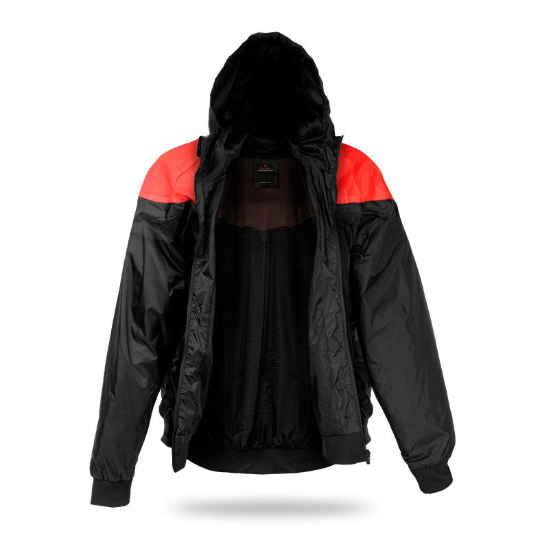 Jaqueta Corta Vento Pichau, P, Vermelho, PG-JCVT-PRED