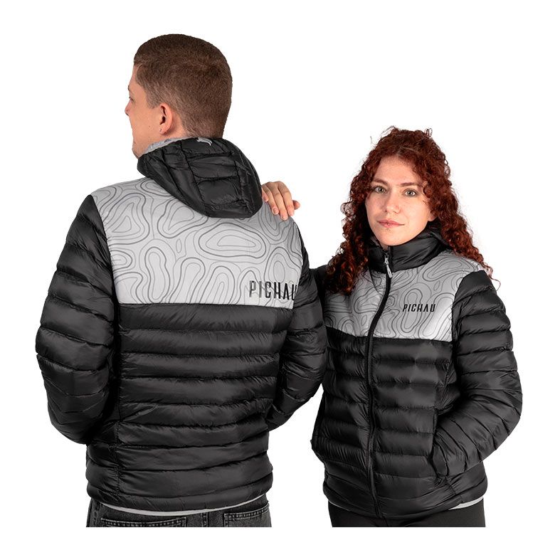 Jaqueta Puffer Pichau M, Cinza, PG-JPF-MGREY
