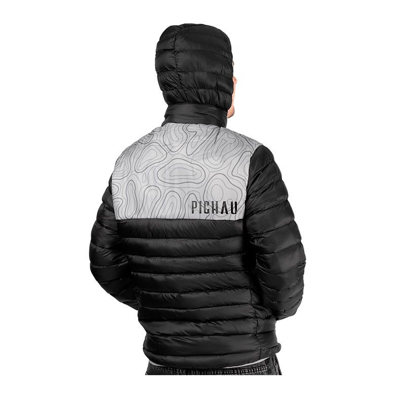 Jaqueta Puffer Pichau P, Cinza, PG-JPF-PGREY
