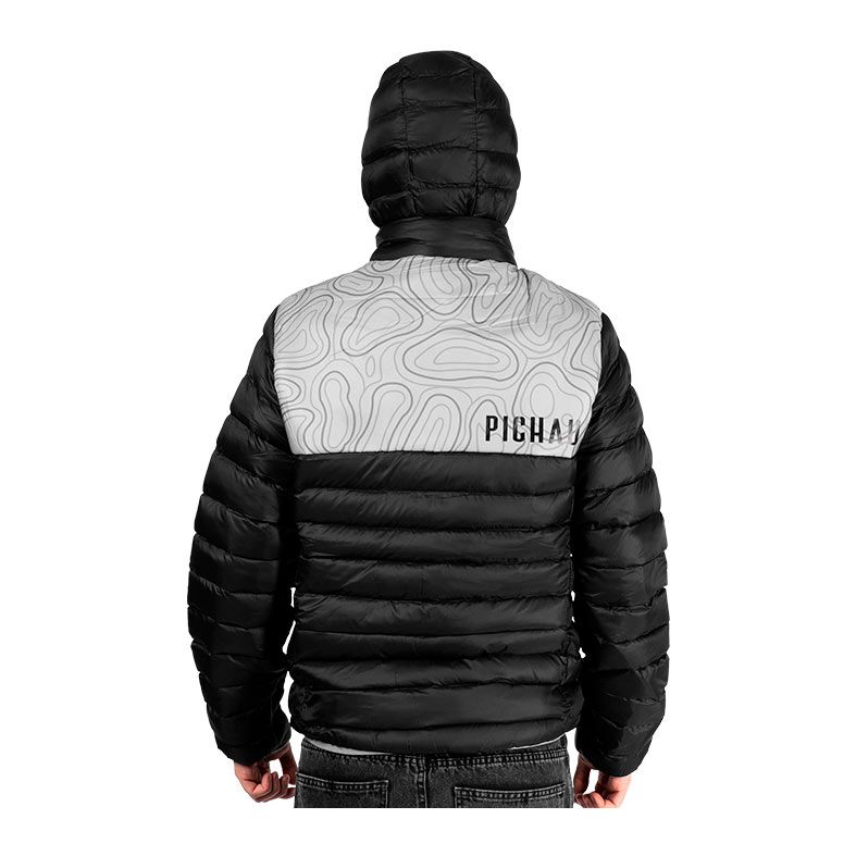 Jaqueta Puffer Pichau P, Cinza, PG-JPF-PGREY