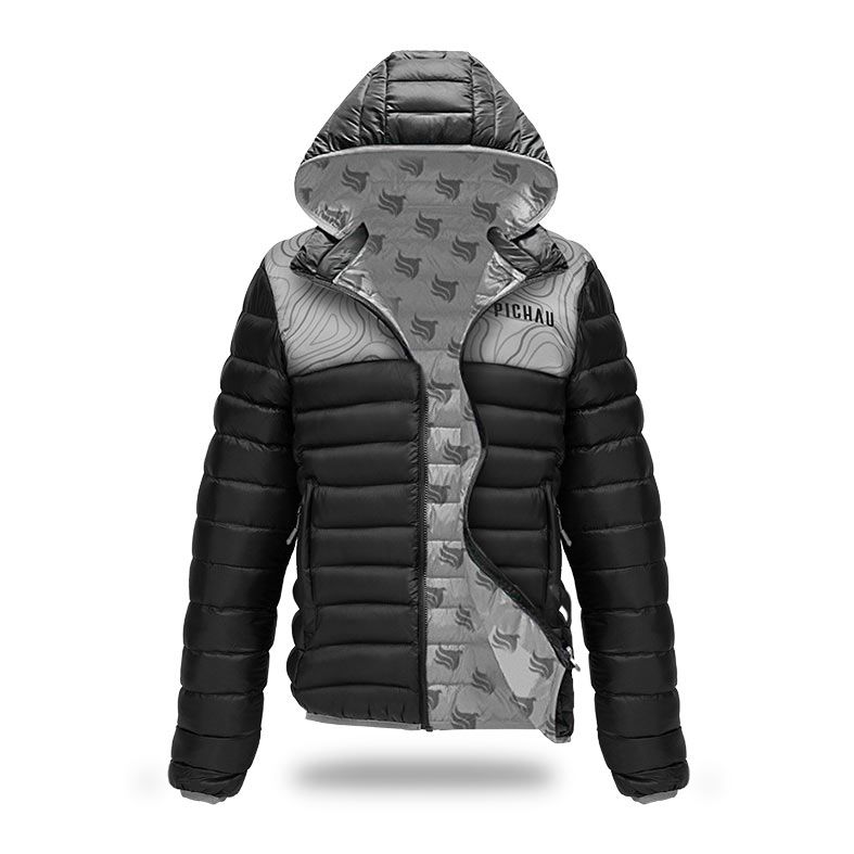 Jaqueta Puffer Pichau G, Cinza, PG-JPF-GGREY