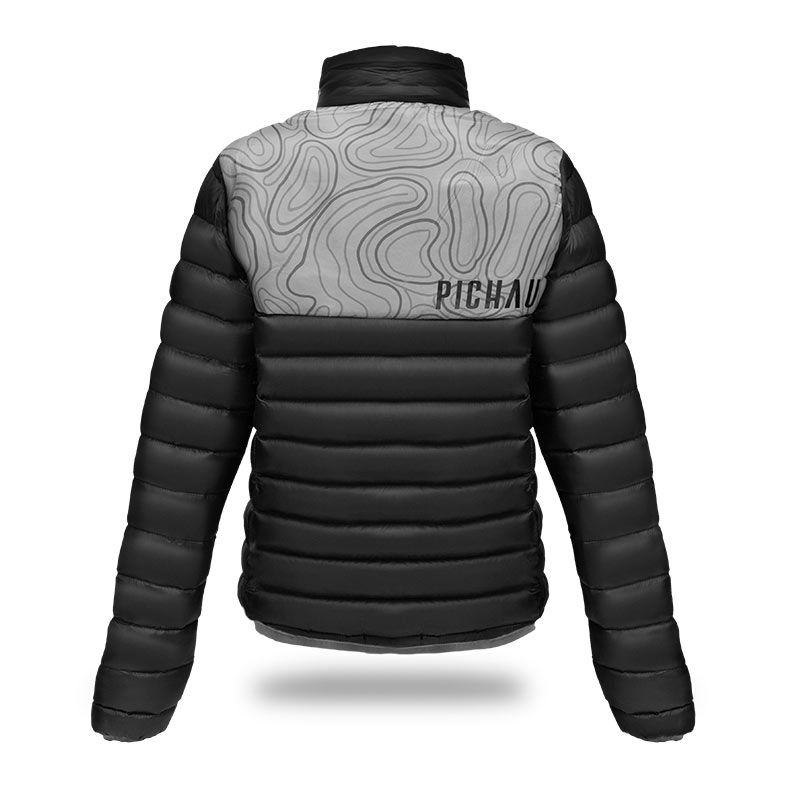 Jaqueta Puffer Pichau PP, Cinza, PG-JPF-PPGREY