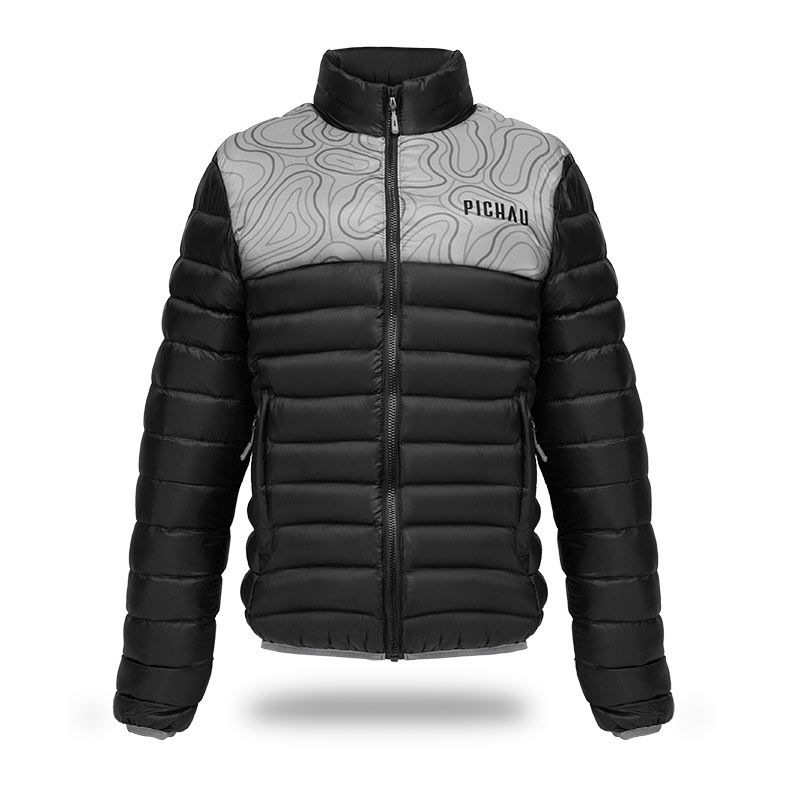 Jaqueta Puffer Pichau M, Cinza, PG-JPF-MGREY
