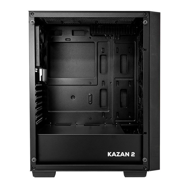 Gabinete Gamer Pichau Kazan 2, Mid-Tower, Lateral de Vidro, Com 4 Ventoinhas, Preto, PG-KZN2-BL01