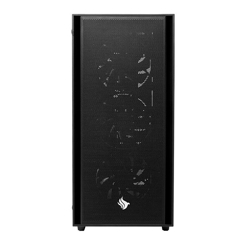 Gabinete Gamer Pichau Kazan 2, Mid-Tower, Lateral de Vidro, Com 4 Ventoinhas, Preto, PG-KZN2-BL01