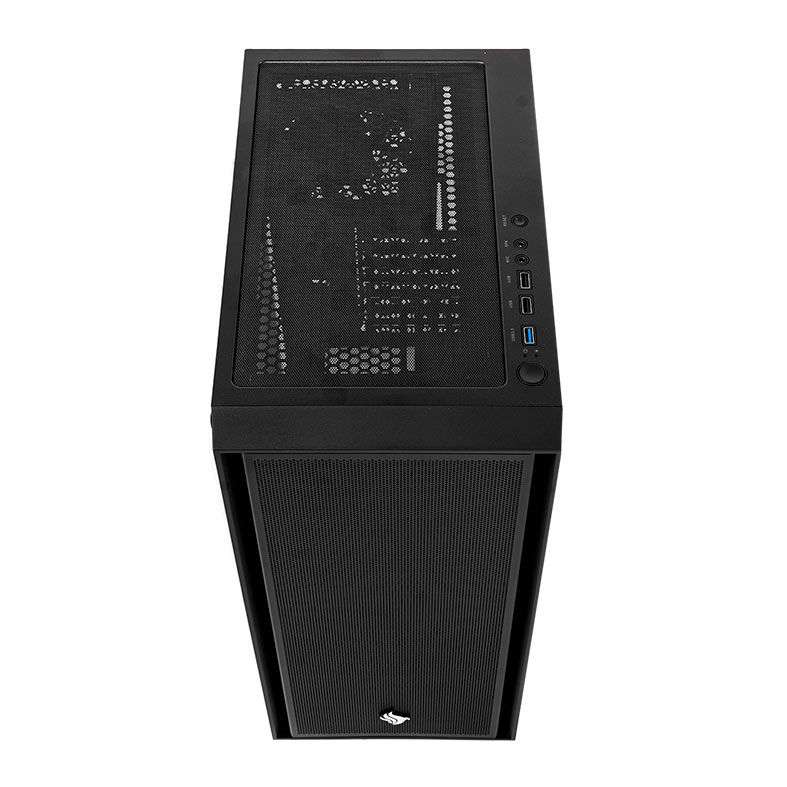 Gabinete Gamer Pichau Kazan 2, Mid-Tower, Lateral de Vidro, Com 4 Ventoinhas, Preto, PG-KZN2-BL01