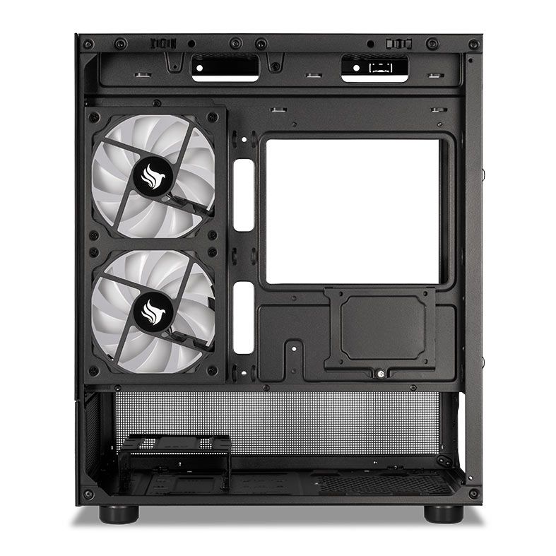 Gabinete Gamer Pichau Magpie 4, Rainbow, Mid-Tower, Lateral de Vidro, Com 3 Fans, Preto, PG-MAG4-BK3F