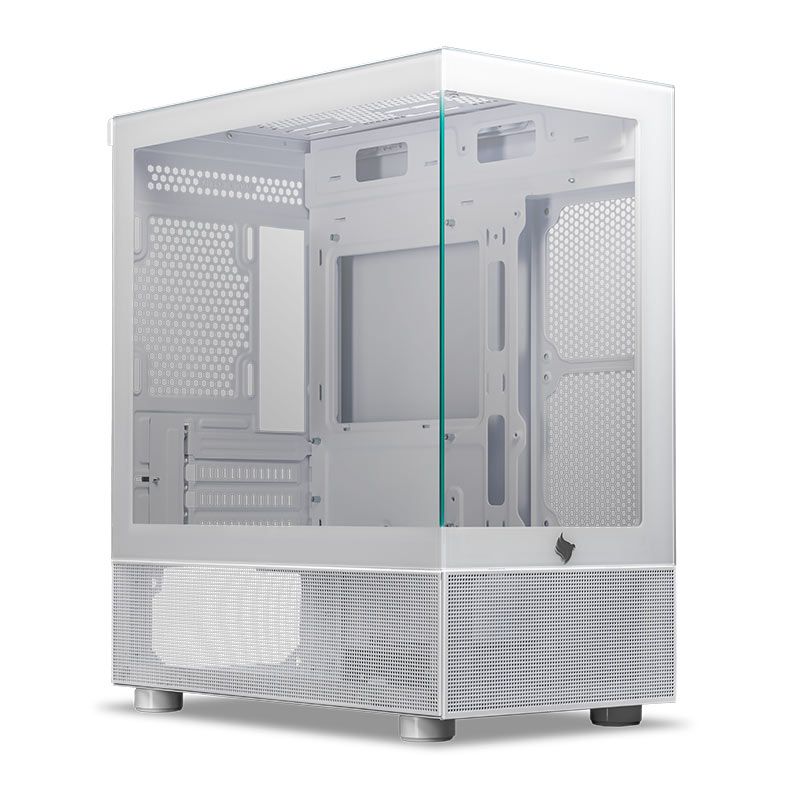 Gabinete Gamer Pichau Magpie 4, Mid-Tower, Lateral de Vidro, Branco, PG-MAG4-WH