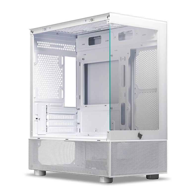 Gabinete Gamer Pichau Magpie 4, Mid-Tower, Lateral de Vidro, Branco, PG-MAG4-WH