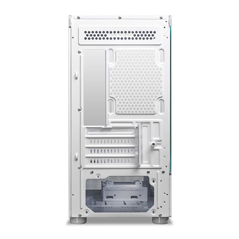 Gabinete Gamer Pichau Magpie 4, Mid-Tower, Lateral de Vidro, Branco, PG-MAG4-WH