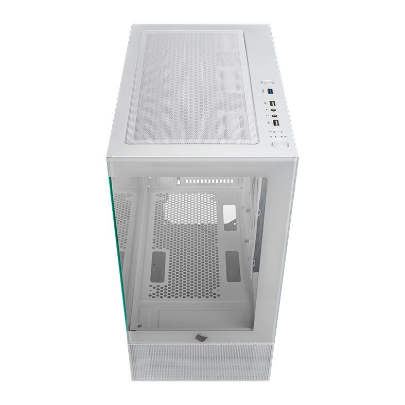 Gabinete Gamer Pichau Magpie 4, Mid-Tower, Lateral de Vidro, Branco, PG-MAG4-WH