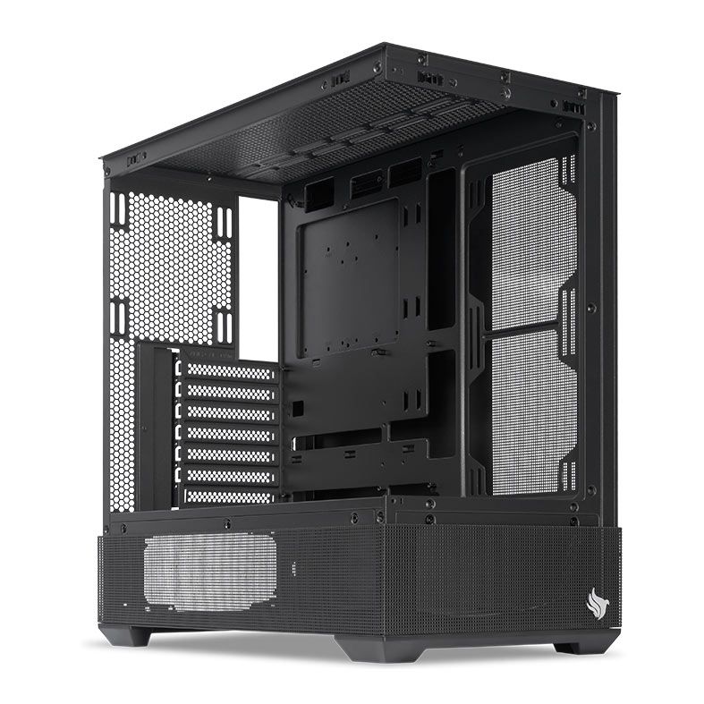 Gabinete Gamer Pichau Magpie 4X, Mid-Tower, Lateral de Vidro, Preto, PG-MAG4X-BK