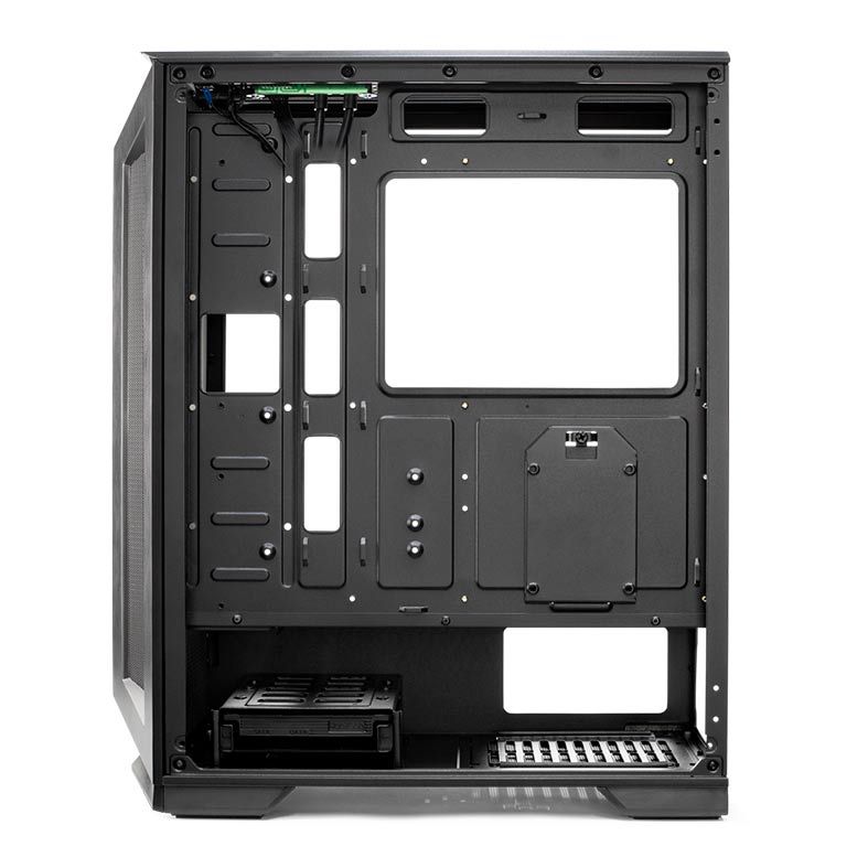 Gabinete Gamer Pichau Mizar Lateral De Vidro Preto, PG-MZR-BL01