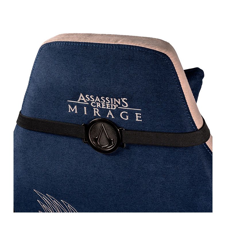 Cadeira Gamer Pichau Nova Assassins Creed Mirage, Espuma Moldada, Braco 4D, Silk Blue, PG-NOV-ASC