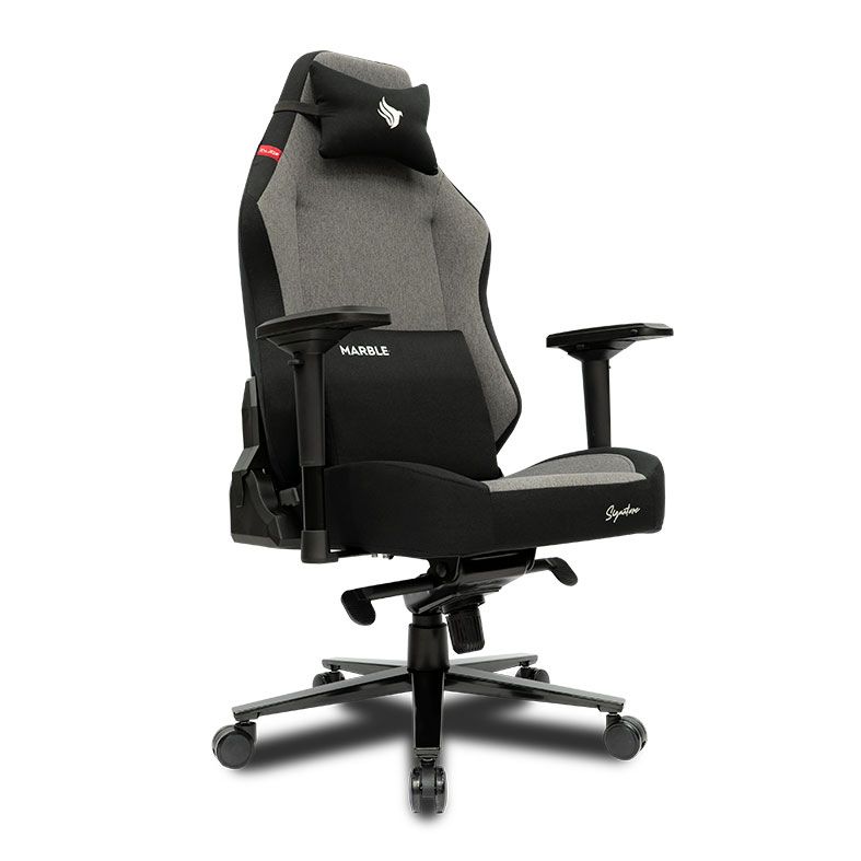 Cadeira Gamer Pichau Nova Signature Marble, Espuma Moldada, Braco 4D, Cinza, PG-NVS-MR01