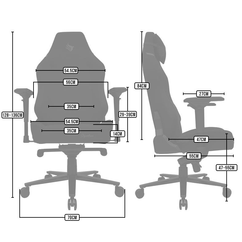 Cadeira Gamer Pichau Nova Signature Obsidian, Espuma Moldada, Braco 4D, Preta, PG-NVS-OB01
