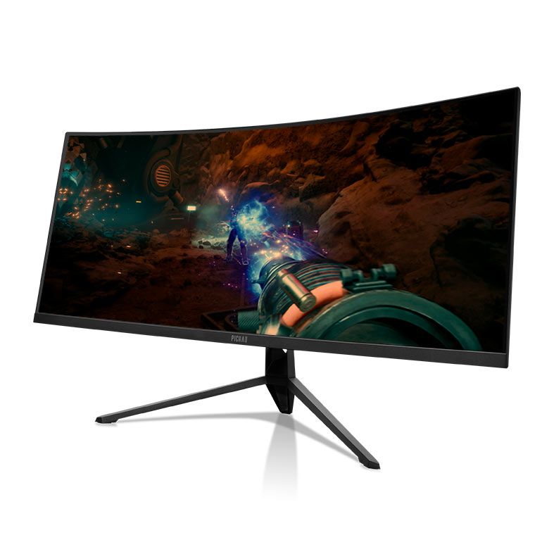 Monitor Gamer Pichau Nexus 34 GO, 34 Pol, VA, Ultrawide, Curvo, WQHD, 1ms, 165Hz, HDMI/DP, PG-NXS34GO-BL01
