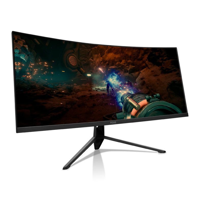 Monitor Gamer Pichau Nexus 34 GO, 34 Pol, VA, Ultrawide, Curvo, WQHD, 1ms, 165Hz, HDMI/DP, PG-NXS34GO-BL01