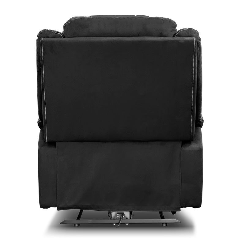Poltrona Eletrica Reclinavel Pichau Oblivion, Suede e Corino Anti-Arranhao, Preto, PG-OBL-BK01