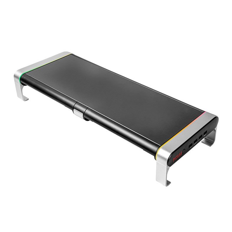Suporte Para Monitor Pichau Ogma, Suporta Ate 20KG, RGB, Preto, PG-OGMA-RGB01