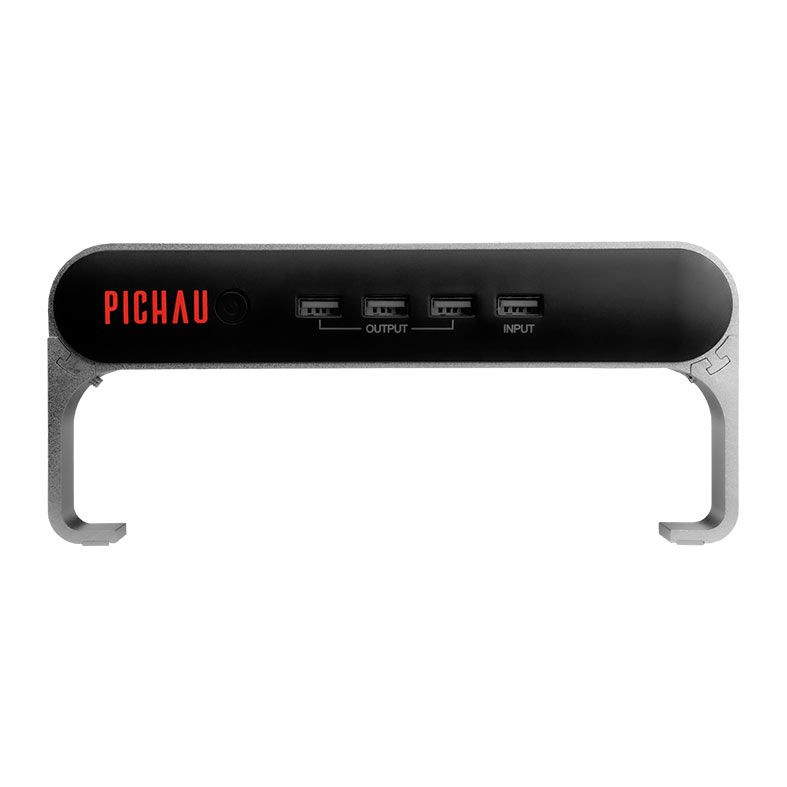 Suporte Para Monitor Pichau Ogma, Suporta Ate 20KG, RGB, Preto, PG-OGMA-RGB01