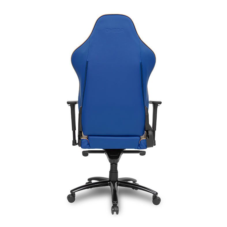 Cadeira Gamer Pichau Omega, Azul e Dourada, PG-OMG-BLU01