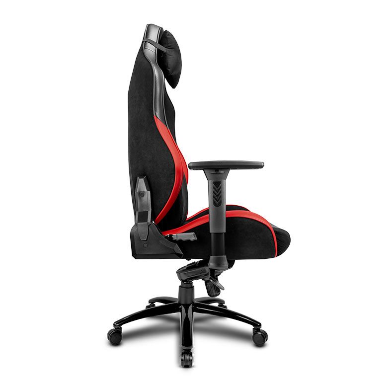 Cadeira Gamer Pichau Omega S, Espuma Moldada, Braco 3D, Preta e Vermelha, PG-OMG-BRS01