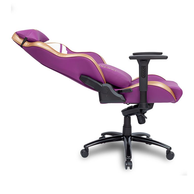 Cadeira Gamer Pichau Omega, Roxa e Dourada, PG-OMG-PRP01