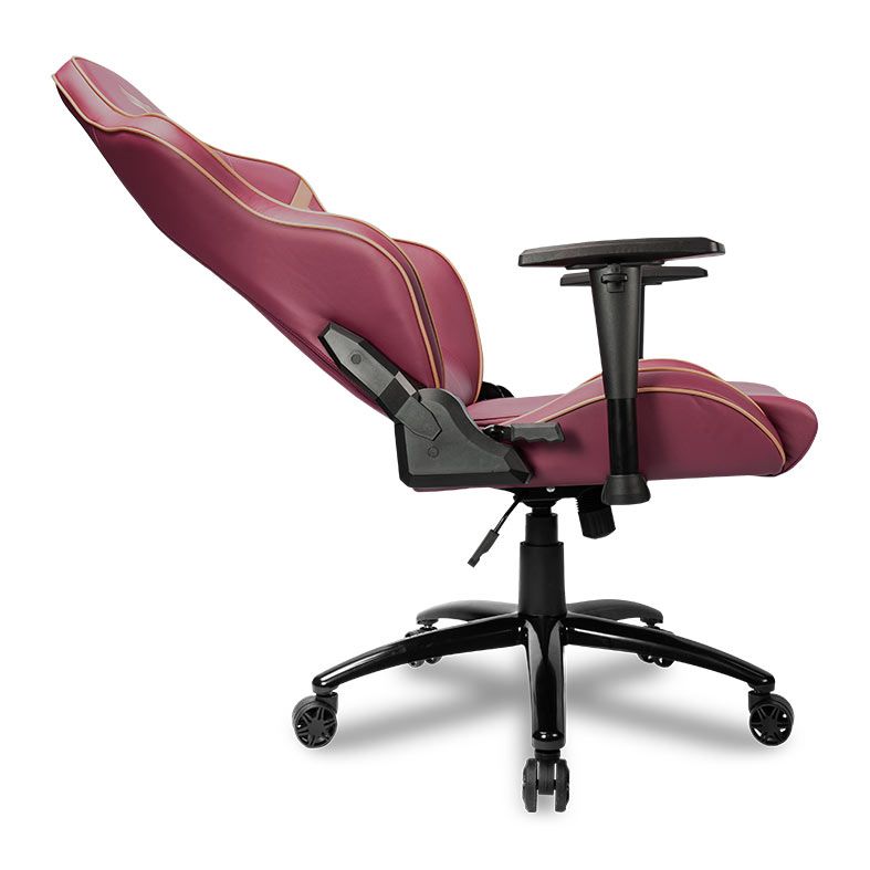 Cadeira Gamer Pichau Omega L, Espuma Moldada, Vermelho e Dourado, PG-OMGL-GDR01