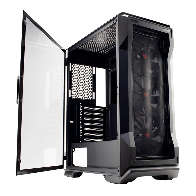 Gabinete Gamer Pichau Pouter 3 Lateral De Vidro Preto, PG-P03-BK