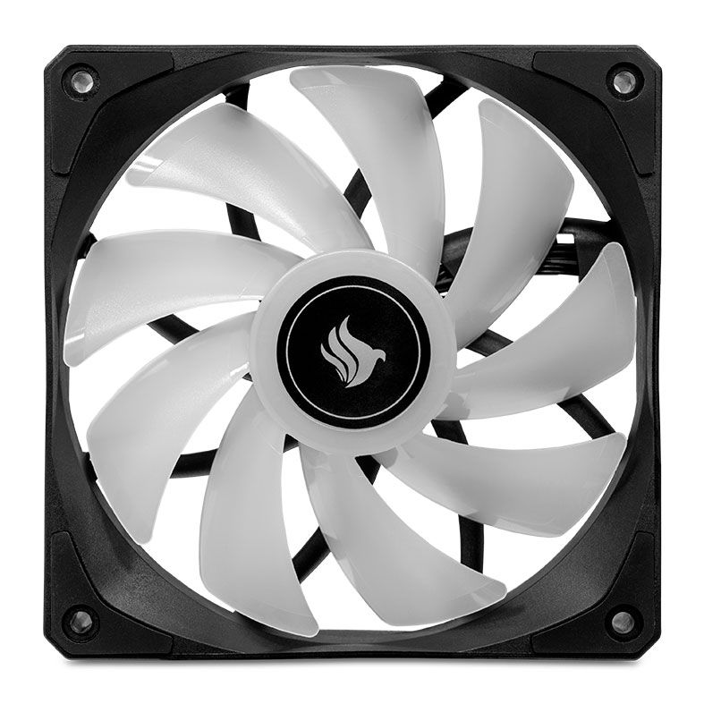 Ventoinha Pichau Feather P1, RGB, 120mm, Preto, PG-P1RGB-BK1