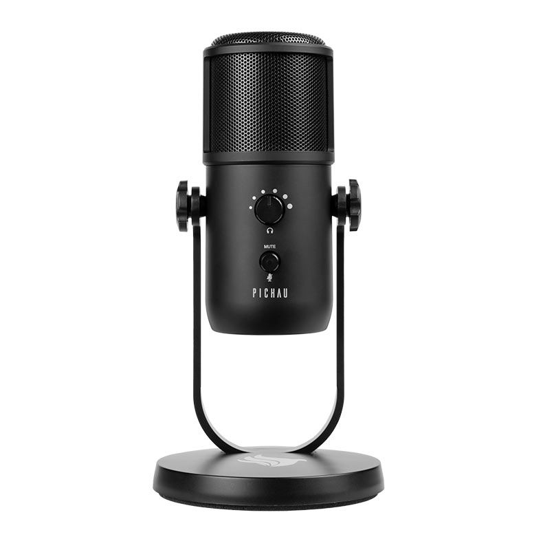 Microfone Pichau Polaris, USB, Preto, PG-PLRIS-BL01