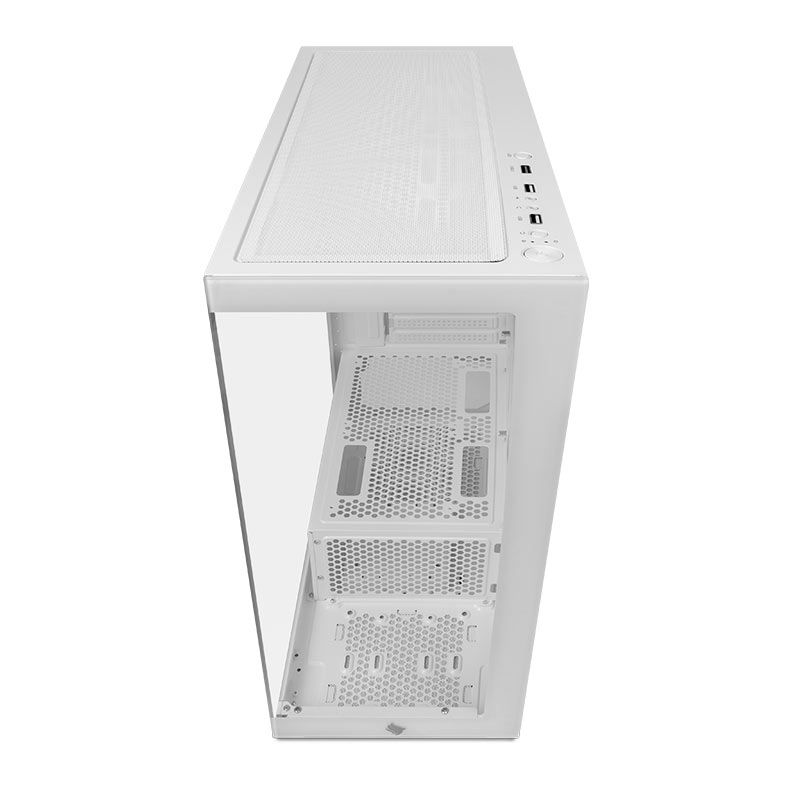 Gabinete Gamer Pichau Pouter 4B, Mid-Tower, Lateral de Vidro, Branco, PG-PO4B-WH