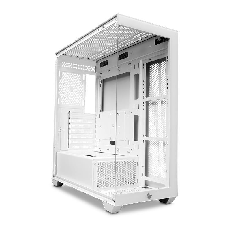Gabinete Gamer Pichau Pouter 4B, Mid-Tower, Lateral de Vidro, Branco, PG-PO4B-WH