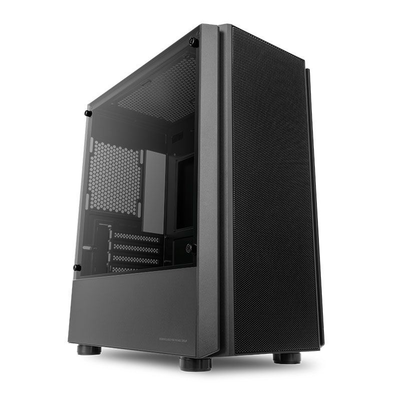 Gabinete Gamer Pichau Pulsar, Lateral de Vidro, Com 3 Fans, Preto, PG-PSR-BL01