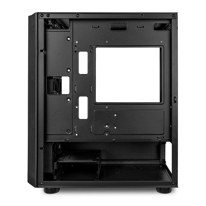 Gabinete Gamer Pichau Pulsar, Lateral de Vidro, Com 3 Fans, Preto, PG-PSR-BL01