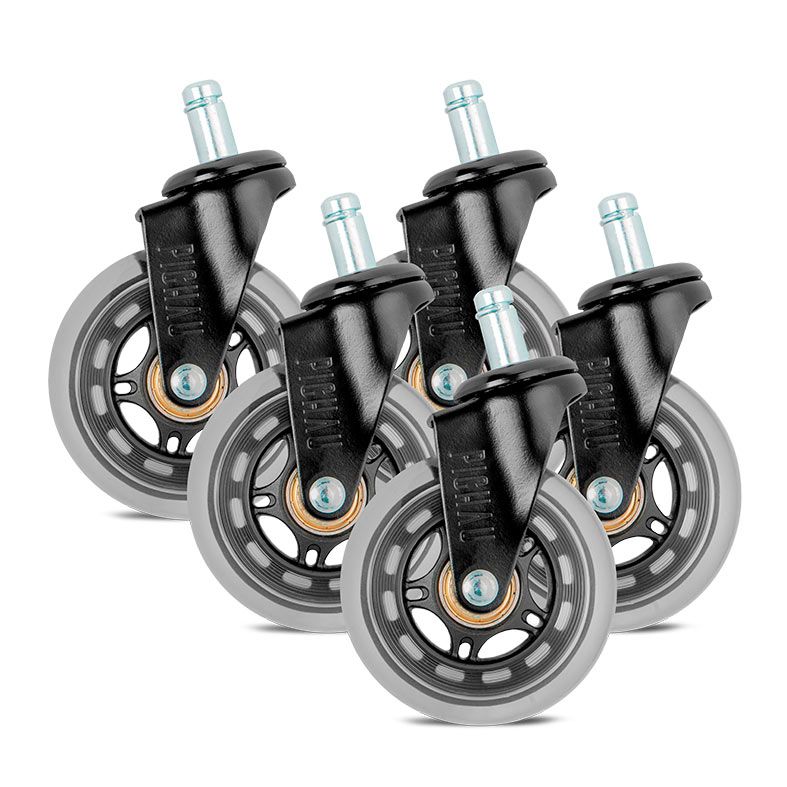 Conjunto de Rodinhas Pichau Soft, 75mm, PG-RDS-BK01