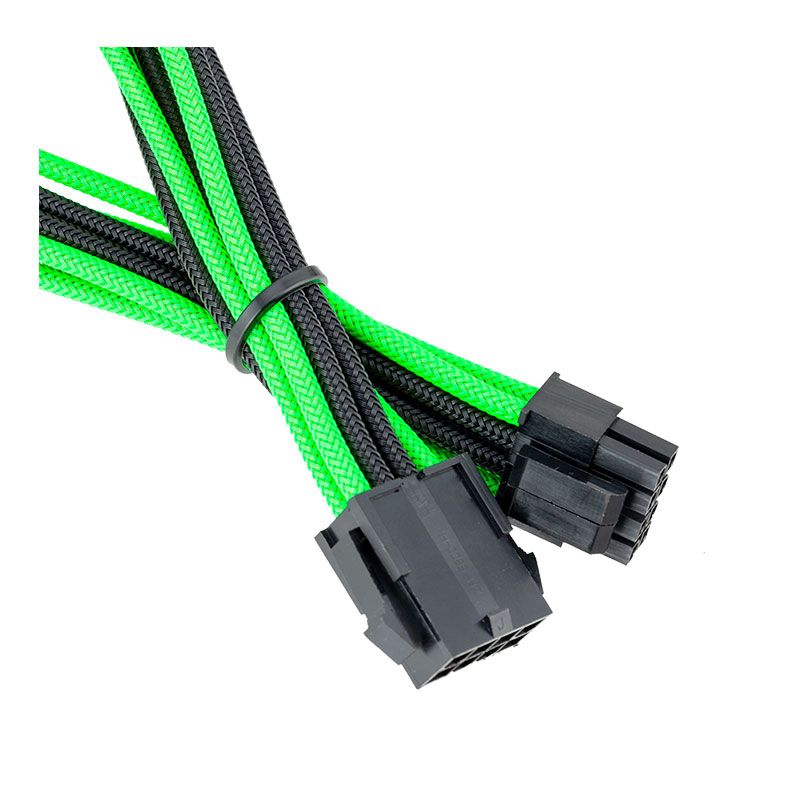 Kit Cabo Sleeved Pichau Gaming Preto/Verde (8P + 2x6+2P + 24P), PG-SCK-VERDE
