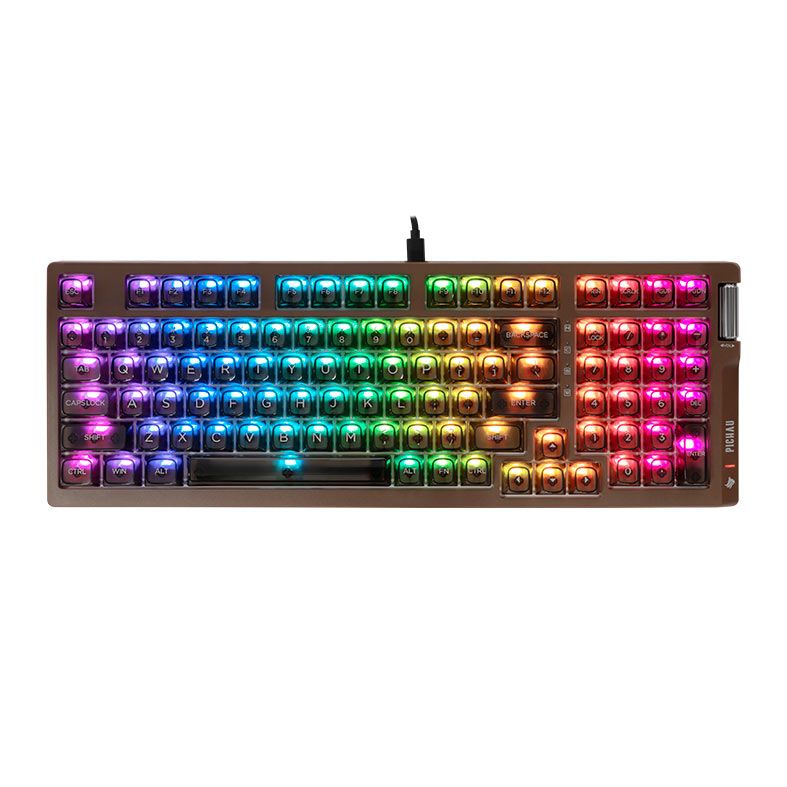 Teclado Mecanico Gamer Pichau Sonne, RGB, Switch Gateron Vermelho, Marrom, PG-SNM-RGB01