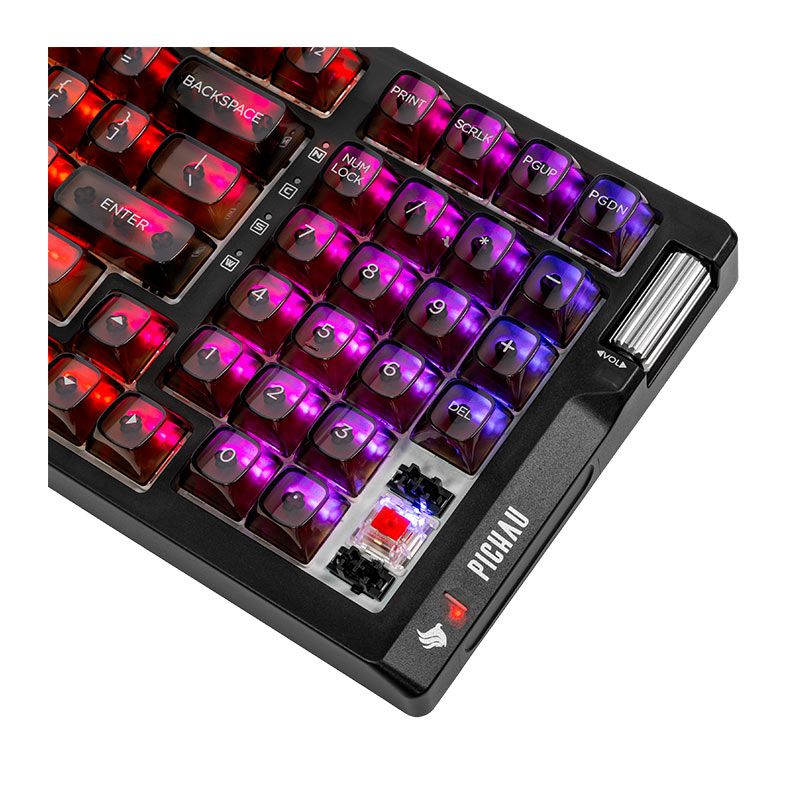 Teclado Mecanico Gamer Pichau Sonne, RGB, Switch Gateron Vermelho, Preto, PG-SNP-RGB01