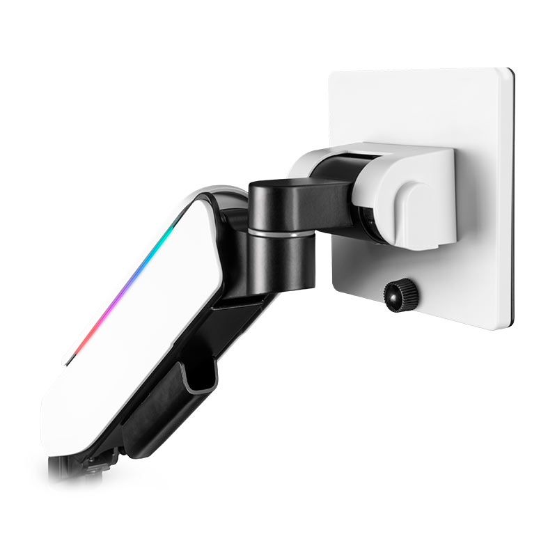 Suporte Articulado Com Pistao a Gas Para Monitor Pichau Serpens, 17 Pol. a 49 Pol., RGB, Preto, PG-SRPNS-RGB01