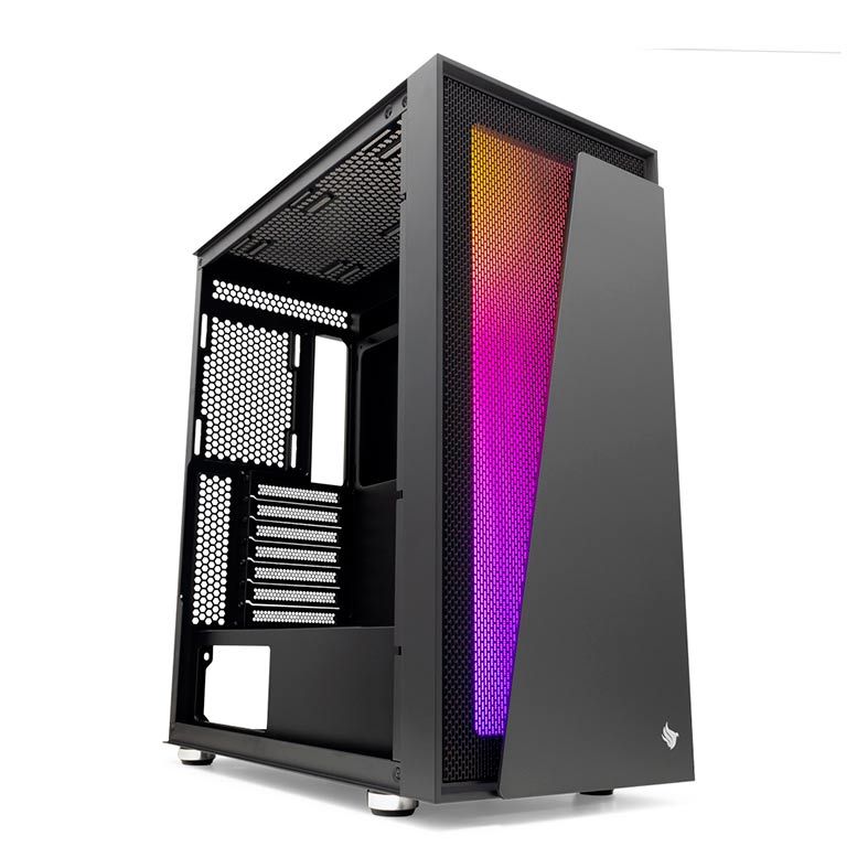 Gabinete Gamer Pichau Sirius Lateral Vidro Preto, PG-SUR-BL01