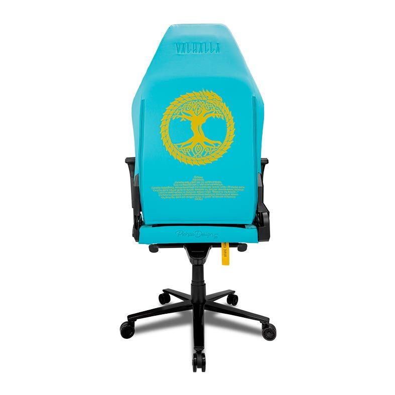 Cadeira Gamer Pichau Valhalla, Preto e Azul, PG-VHL-BK01