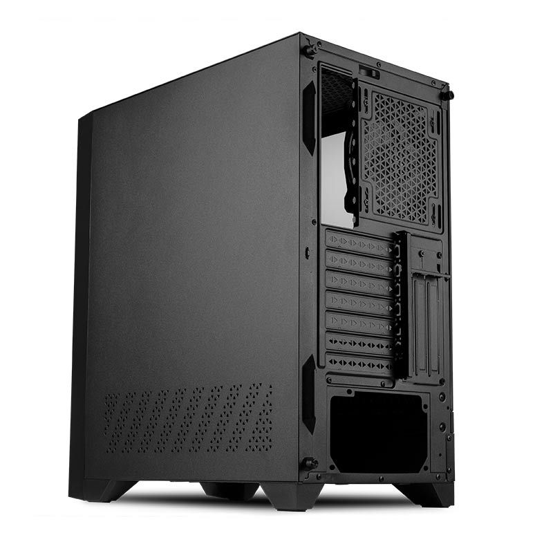 Gabinete Gamer Pichau Valerian Black, Mid-Tower, Lateral de Vidro, Com 4 Fans, Preto, PG-VL4F-BW