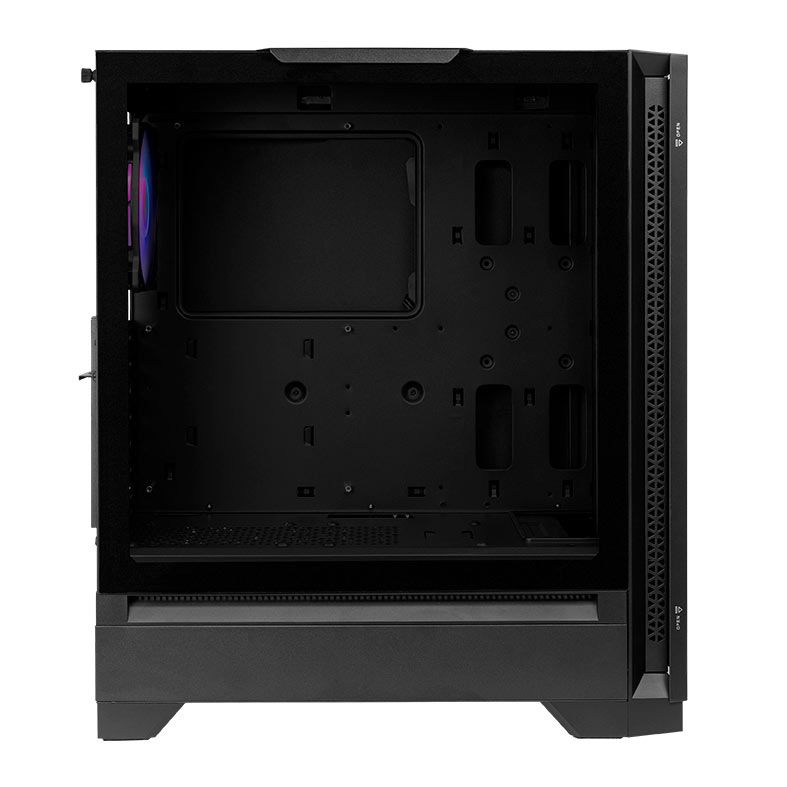 Gabinete Gamer Pichau Valerian RGB, Mid-Tower, Lateral de Vidro, Com 4 Fans, Preto, PG-VRGB-BW