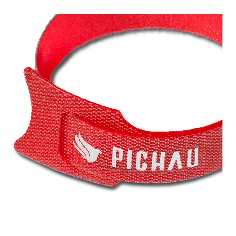 Kit Tiras de Velcro Pichau Gaming, 10 Peças, Vermelha, PG-VSP-RD01