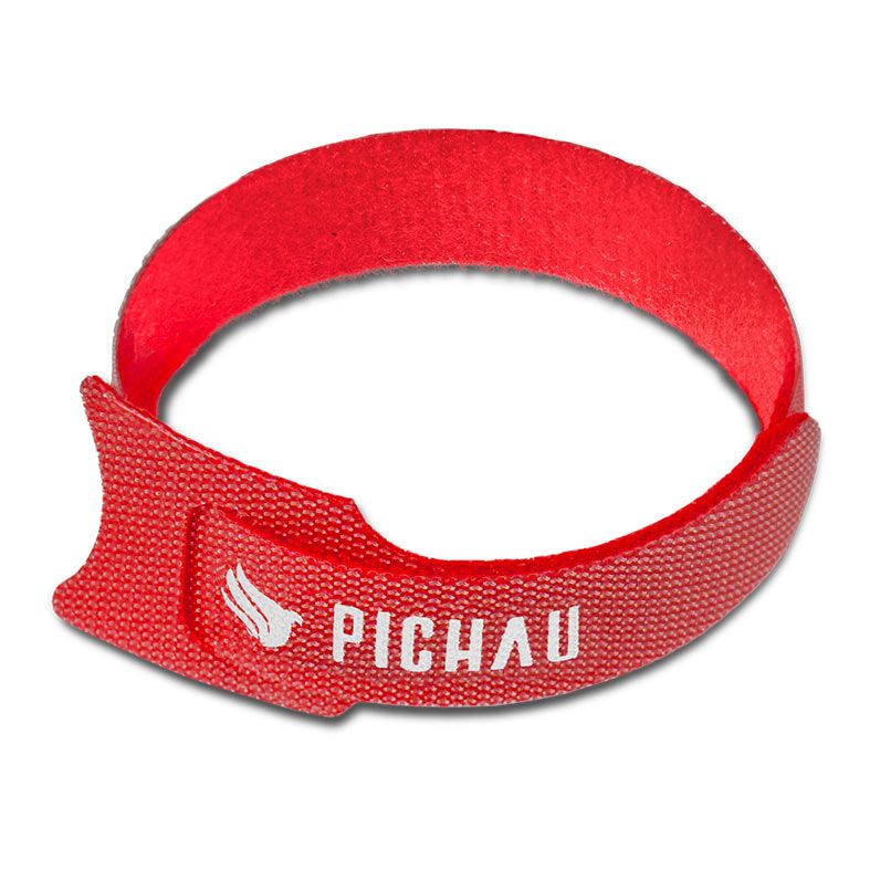 Kit Tiras de Velcro Pichau Gaming, 10 Peças, Vermelha, PG-VSP-RD01